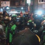 Ojol vs Opang Kembali Memanas, Jalan Bojongsoang Macet Panjang