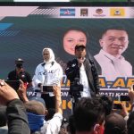 Cellica Nurrachadiana dan Aep Syaepuloh Deklarasi Maju di Pilkada Karawang