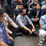 Dukung Penolakan UU Cipta Kerja, Irfan Suryanagara Temui Massa Aksi