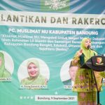 Lina Ruzhan Hadiri Pelantikan PC Muslimat NU Kabupaten Bandung