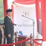 Pj Gubernur Jabar Peringati Hari Pahlawan di Kabupaten Sumedang