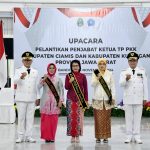 Amanda Soemedi Lantik Penjabat Ketua TP PKK Kabupaten Ciamis dan Kuningan 