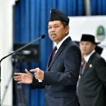 PENGUKUHAN PASKIBRAKA TINGKAT PROVINSI JAWA BARAT: KDM Ajak Generasi Muda Jadi Pemuda Merdeka