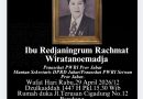PWRI Jawa Barat Sampaikan Ta’ziyah atas Wafatnya Redjaningrum Rachmat Wiratanoemadja