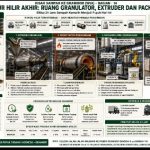 Kisah Sampah ke GRAMMOR (WtA) Bagian 4: Jalur Hilir Akhir: Ruang Granulator, Extruder dan Packaging